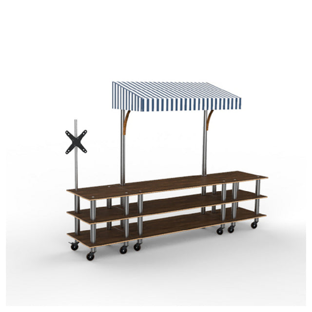 Steelite MGCMLA12WSWW Mogogo Modular Interactive Station Unique Brown