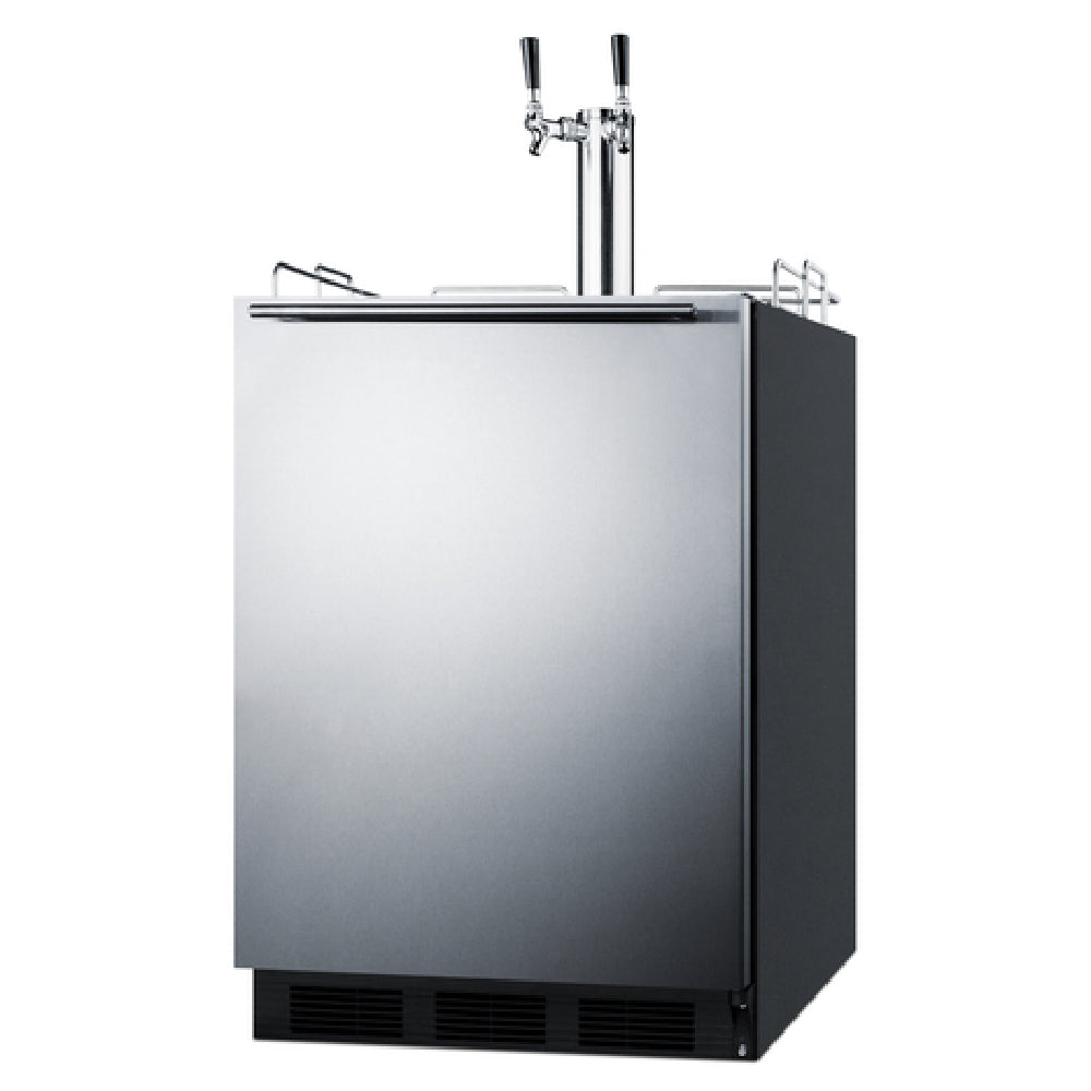 Summit SBC58BLBIADA Draft Beer Cooler Dispenser ADA Compliant Counter Height Built-in Or Freestanding