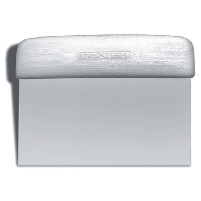 Dexter Russell 17303Y Sani-Safe® (S196Y) Dough Cutter/Scraper 6" X 3" Stainless Steel Blade And Textured