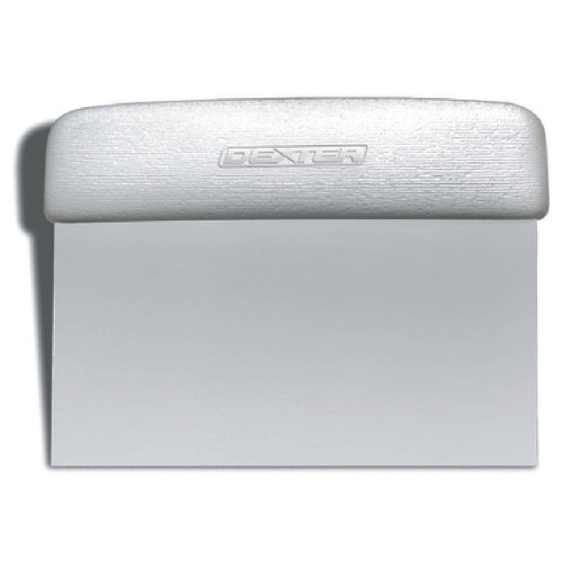 Dexter Russell 17303B Sani-Safe® (S196B) Dough Cutter/Scraper 6" X 3" Stainless Steel Blade And Textured