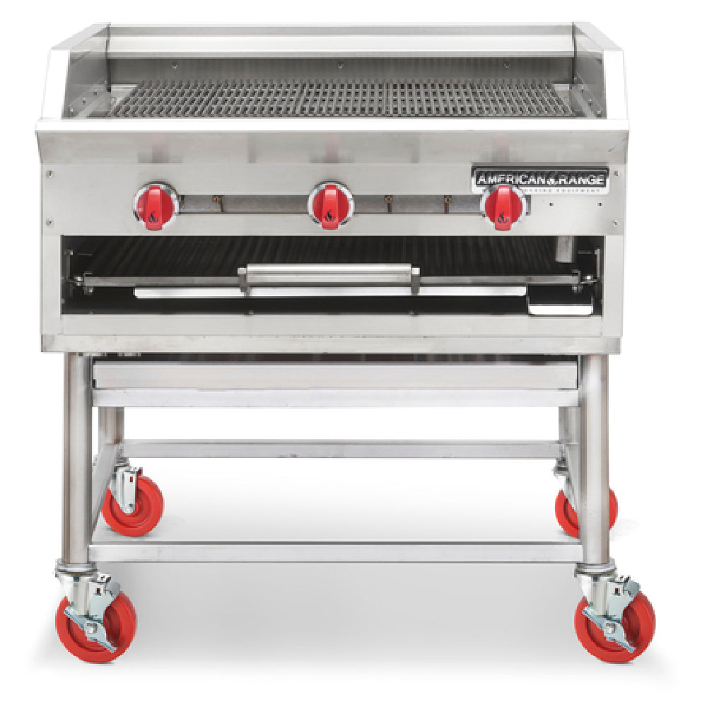 American Range HD34-CRBR-O_LP - Medallion Professional Heavy Duty Range, Gas, 34" Charbroiler