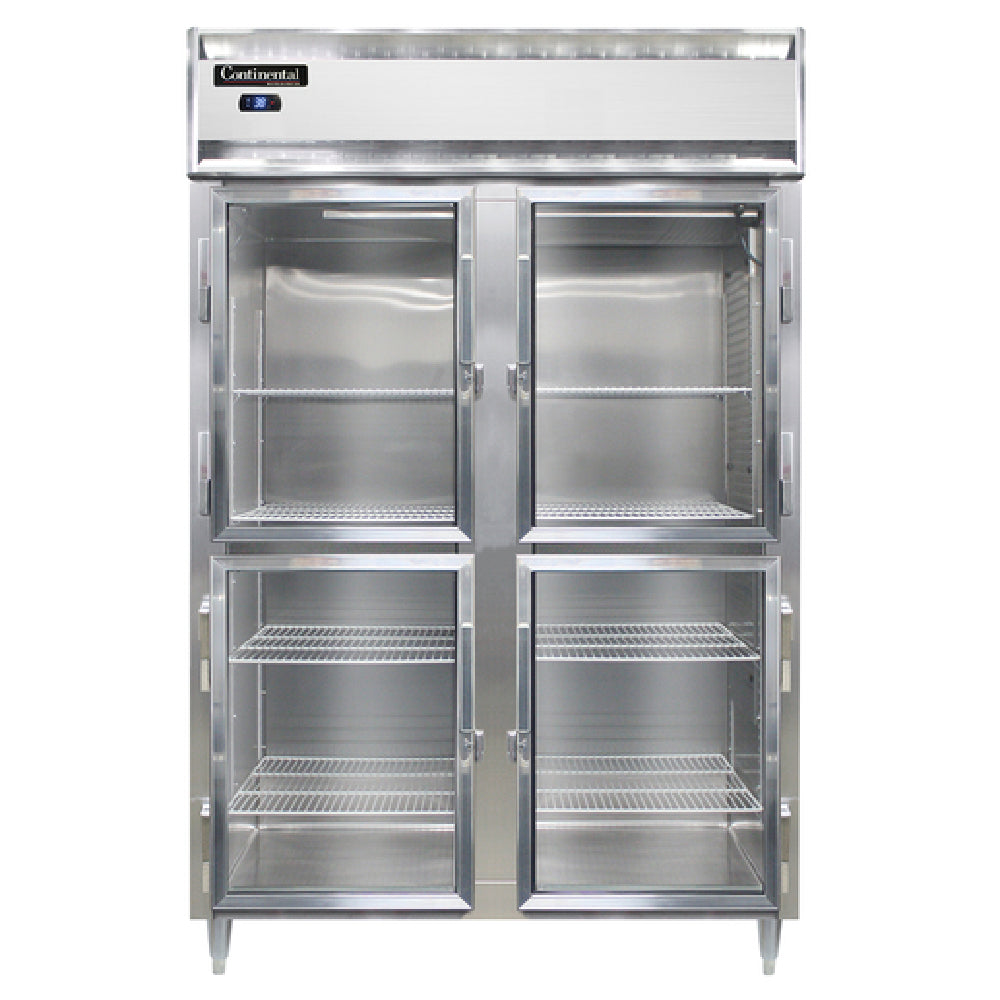 Continental Refrigerator D2RSNSAGDHD Designer Line Refrigerator Reach-in Two-section