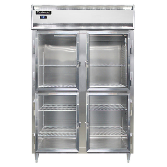 Continental Refrigerator D2RSNSAGDHD Designer Line Refrigerator Reach-in Two-section