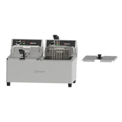 Omcan 48585 (CE-CN-10414) Elite Series Double Countertop Fryer Electric 24"W X 31"D X 15"H