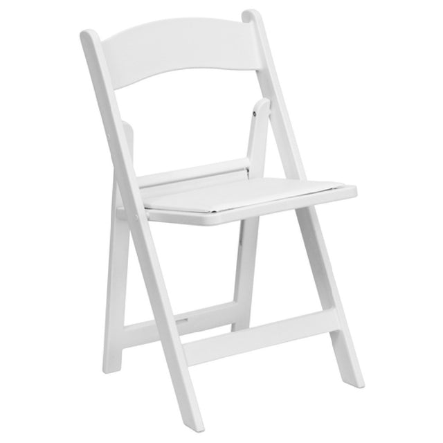 Flash Furniture LE-L-1-WHITE-GG Hercules Series Folding Chair 1000 Lb. Weight Capacity