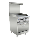 Empura EGR-24GT - Single Base Gas Range, Natural Gas, 23.98"W X 25.75"D X 56.69"H