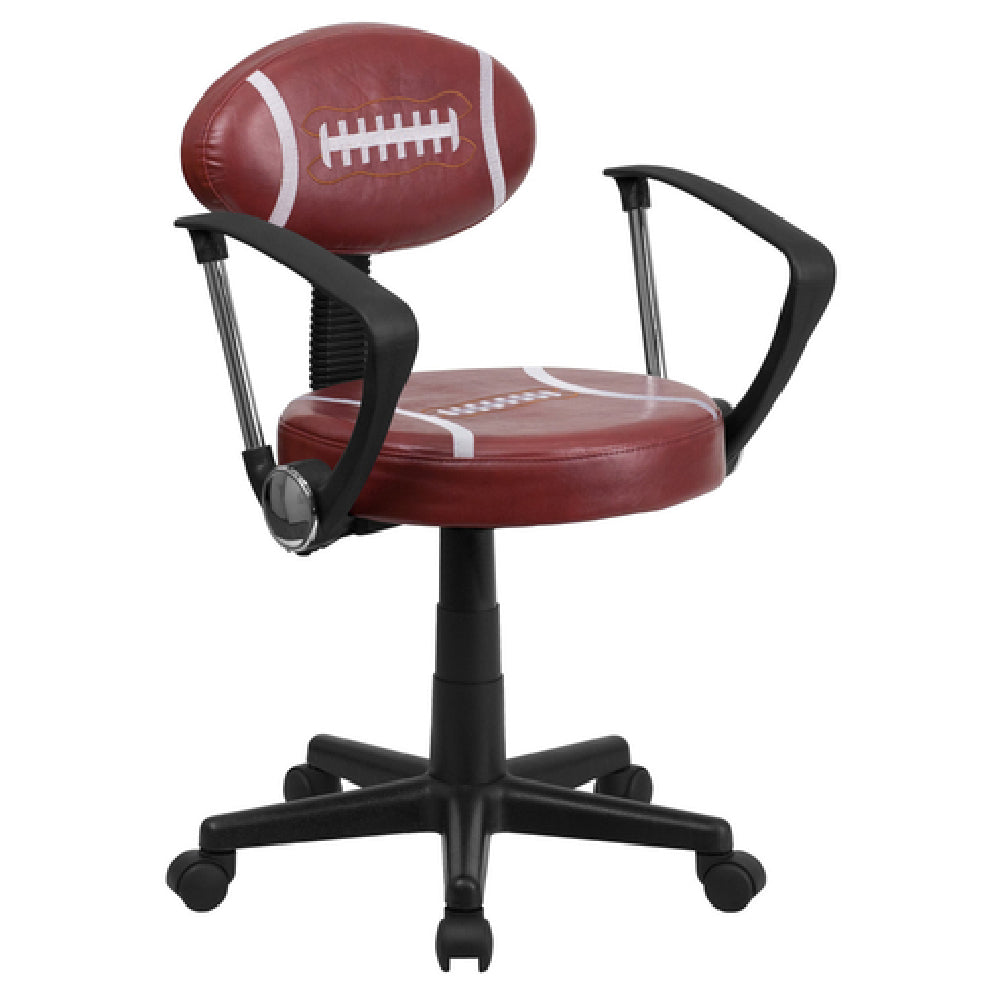 Flash Furniture BT-6181-FOOT-A-GG Football Task Chair 30-1/4" To 35" Adjustable Height