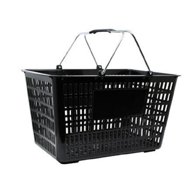 Omcan 43028 (43028) Shopping Hand Basket (2) Steel Handles With Plastic Coating