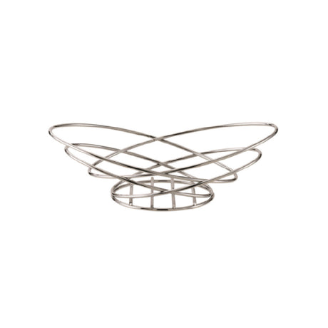 Service Ideas BKWI Service Ideas Standard Wire Basket Oval Wire Basket Polished Stainless