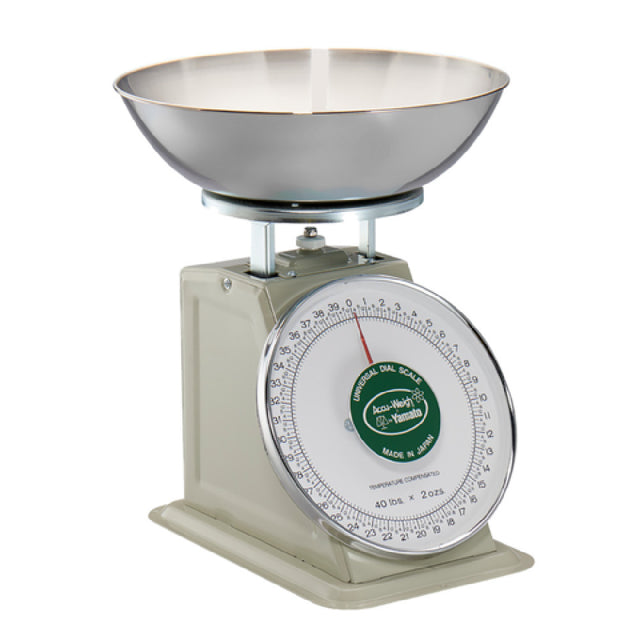 Yamato M-40PK C/P Accu-Weigh® Mechanical Scale Dial Type 40 Lb. X 2 Oz. / 18 Kg X 50 G