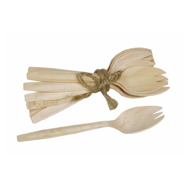 PacknWood 210SPKB - Eco Spork 5.7", Compostable, Biodegradable