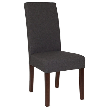 Flash Furniture QY-A37-9061-GY-GG Greenwich Series Mid-century Design Fabric Upholstered Back & Seat