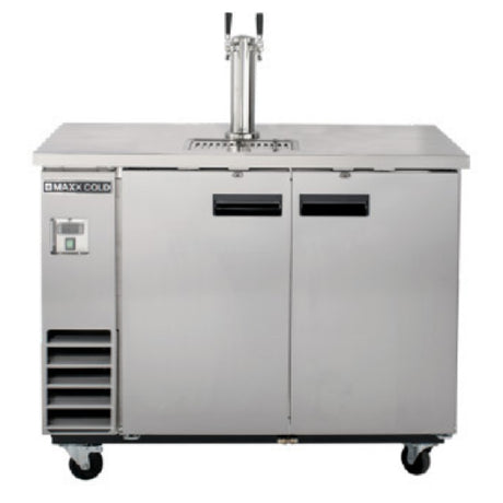 Maxximum MXBD48-1SHC Maxx Cold X-Series Keg Cooler With Single Tower & Dual Faucets