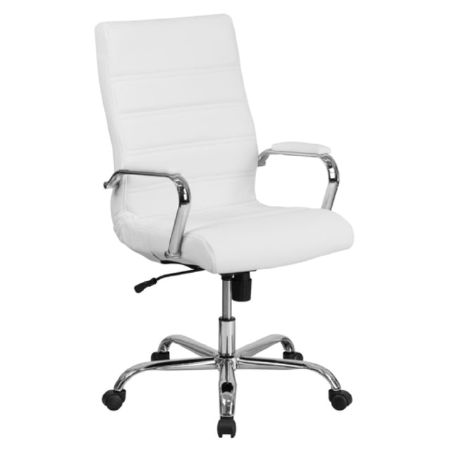 Flash Furniture GO-2286H-WH-GG Executive Swivel Office Chair 39-1/4" To 43" Adjustable Height