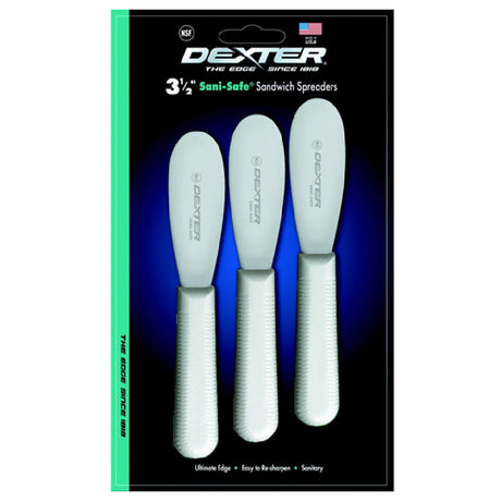 Dexter Russell S173-3 Sani-Safe® (18183) Sandwich Spreaders 3-1/2" Stainless Steel Blade