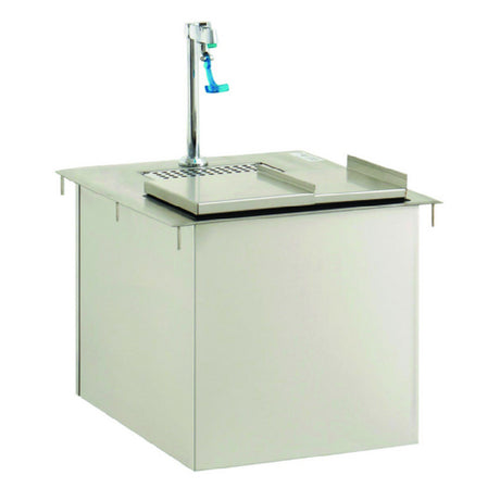 Hubert 64110 - Kratos Stainless Steel Water Station With Ice Bin And Glass Filler