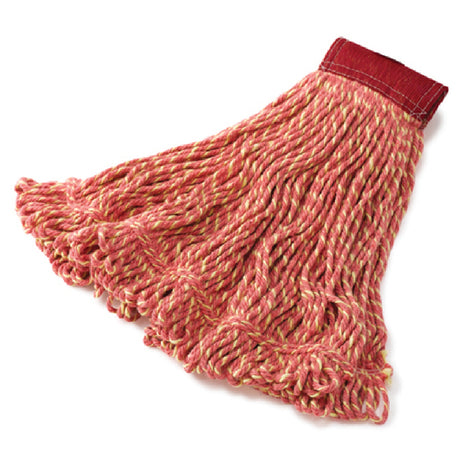 Rubbermaid FGD25306RD00 - Super Stitch® Mop Head, Large, 4-ply Cotton/synthetic Blend