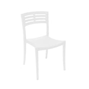 Grosfillex US637096 - Vogue Stacking Side Chair, Indoor/outdoor Use, Contoured