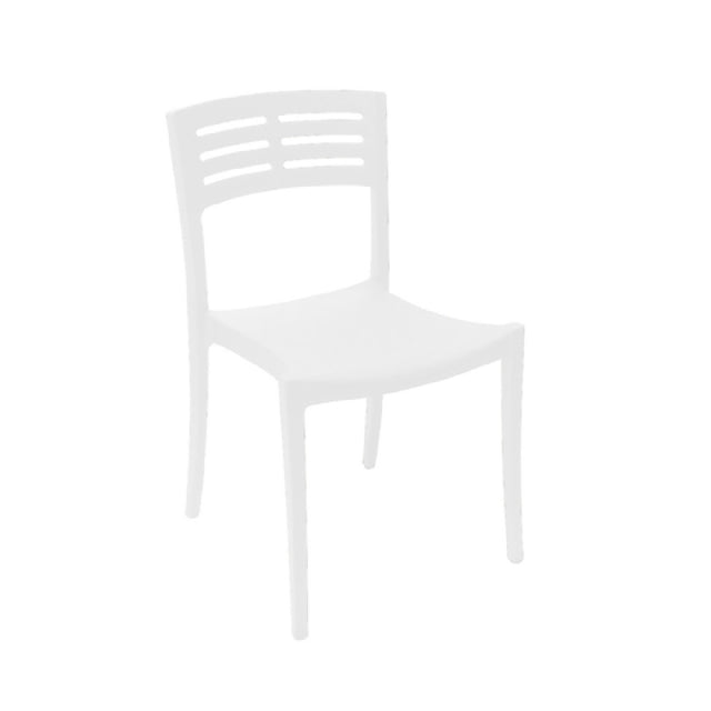 Grosfillex US637096 - Vogue Stacking Side Chair, Indoor/outdoor Use, Contoured