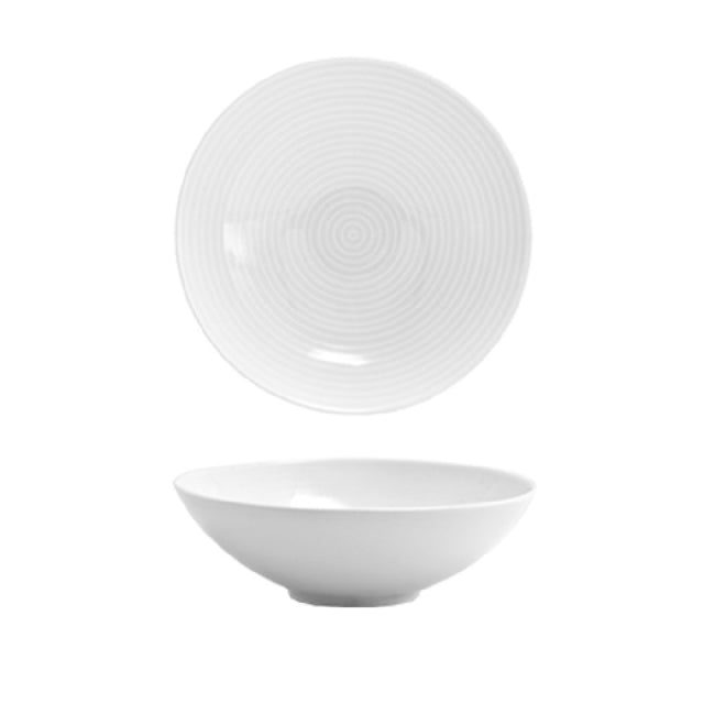 FOH DBO028WHP23 Spiral® Bowl 16 Oz. 6-1/2" Dia. X 2"
