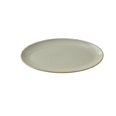 Yanco GO-314 Golden Coast Dinner Plate 9"W X 14-1/4"D X 1-1/8"H Porcelain