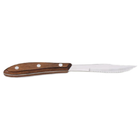 Royal Industries ROY RSK 6 Premium Steak Knife 8-1/8"L Hollow Ground 4-1/4" Long Full Tang Blade