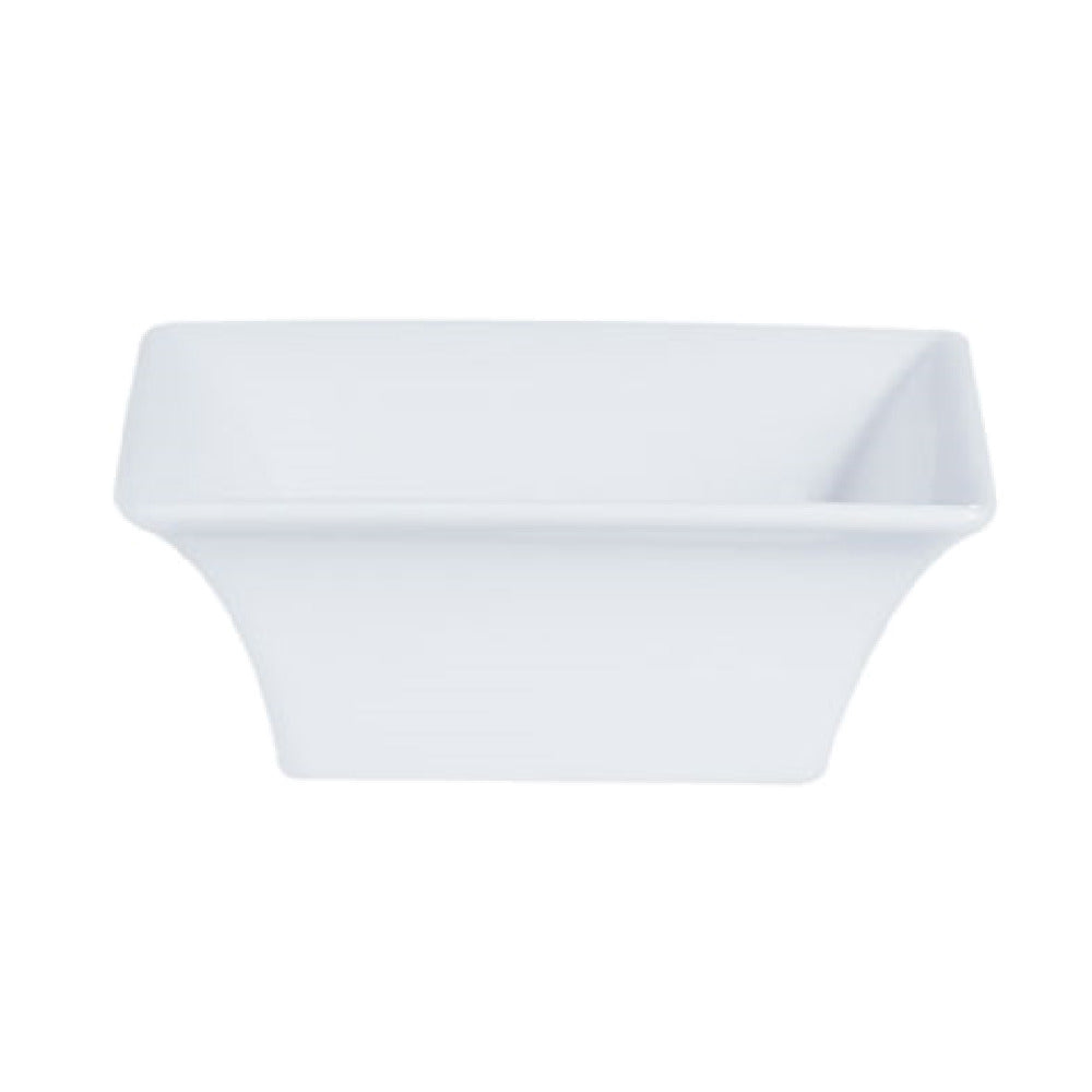 Arc Cardinal FF200 Arcoroc Square Up Flared Bowl 4.0 Oz (L:4.0'' X W:4.0'') High Alumina Porcelain