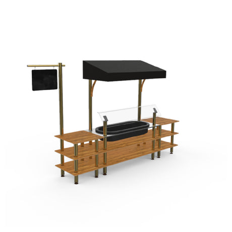 Steelite MGCMLA01BBBF - Classic Canopy Cooling Station, 130.0" X 29.5" X 96.0", Modular