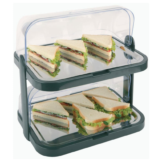 Libbey APS 09204 APS Buffet Roll Top Showcase/Display 2-tier 17-3/8" X 12-5/8" X 17-3/8"H