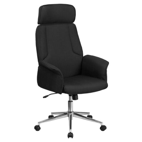 Flash Furniture CH-CX0944H-BK-GG Executive Swivel Office Chair 46" To 49-1/2" Adjustable Height