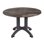 Grosfillex UT380720 - Atlanta Outdoor Table, 42" Dia. X 28-2/5"H, Round