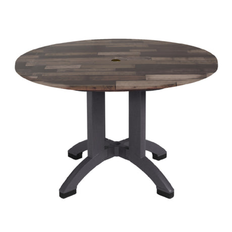 Grosfillex UT380720 - Atlanta Outdoor Table, 42" Dia. X 28-2/5"H, Round