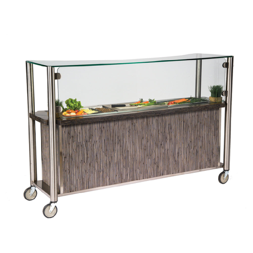 Geneva 79502 Action Station 52-1/2"W X 20"D X 34"H Including Dropleaf