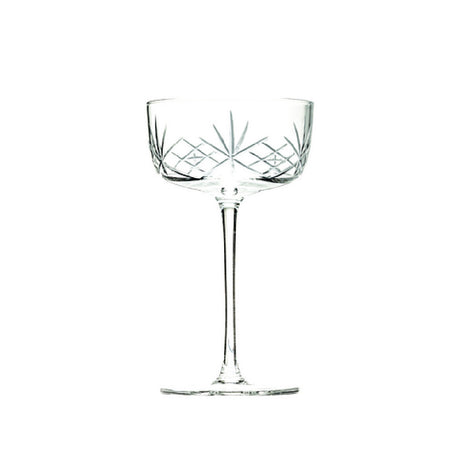 Hospitality Brands HG25830-012 - Legend Glassware - Medley Coupe Glass, 8 Oz., Lead-free Ultra Clear Crystal