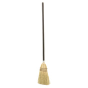 Rubbermaid FG637300BRN - Lobby Broom, 1-1/2" Dia., 100% Corn