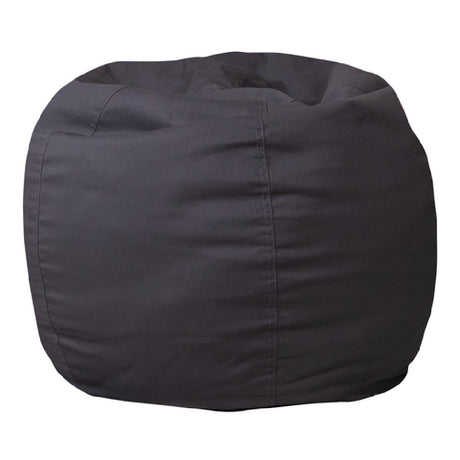 Flash Furniture DG-BEAN-SMALL-SOLID-GY-GG Bean Bag Chair Small Removable Slip Cover