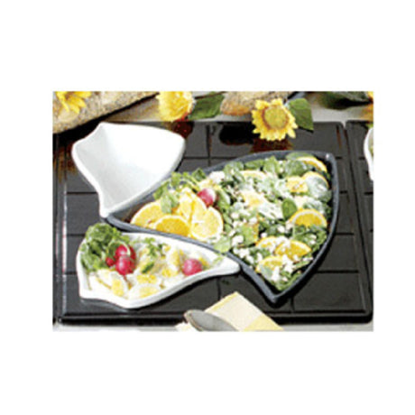 Bon Chef 9666GINGER Futura 1-1/2 Tile Custom Cutout Holds (2) 70006 And (1) 70009