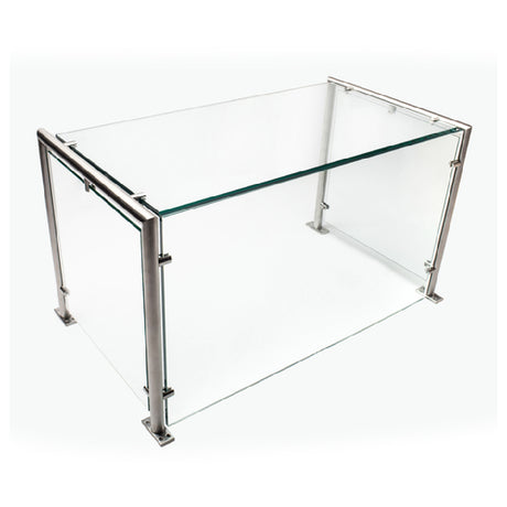 Premier Metal & Glass TM2N-RS-48 1Guard™ Full-Service Sneeze Guard 48" Counter-mounted