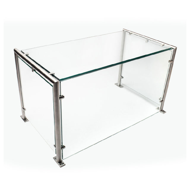 Premier Metal & Glass TM2N-RS-48 1Guard™ Full-Service Sneeze Guard 48" Counter-mounted