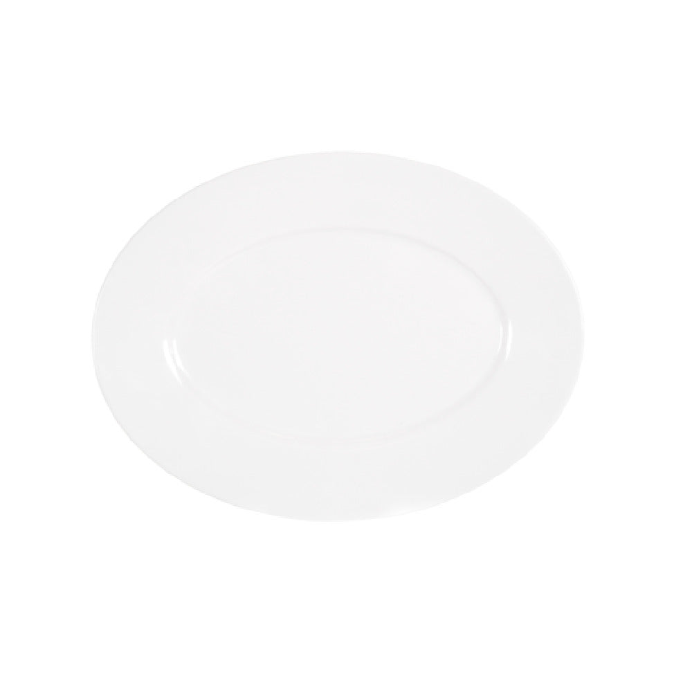 Cal Mil 22460-912-15 Oval Platter 12"W X 9"D X 3/4"H Rimmed