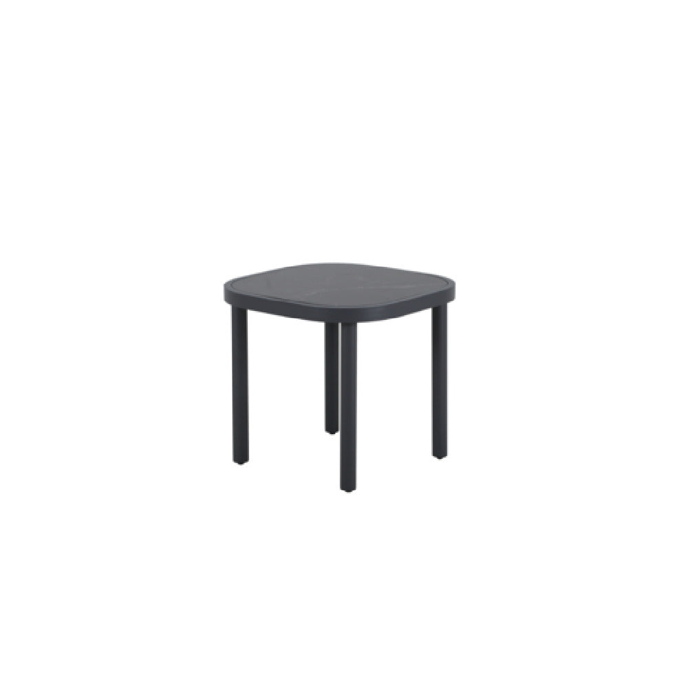 Plantation Prestige Commercial Furniture 8832121-0155 Coronado End Table 21" X 21" With Sintered Stone Top