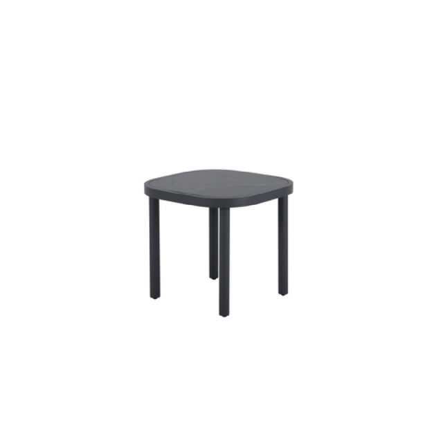 Plantation Prestige Commercial Furniture 8832121-0155 Coronado End Table 21" X 21" With Sintered Stone Top