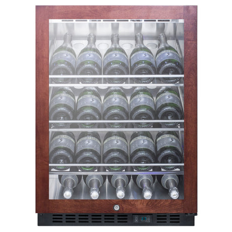 Summit SCR610BLCHPNR Wine Cellar Built-in Or Freestanding Reach-in