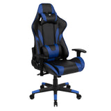 Flash Furniture CH-187230-1-BL-GG X20 Gaming Chair 280 Lb. Weight Capacity LeatherSoft Upholstery