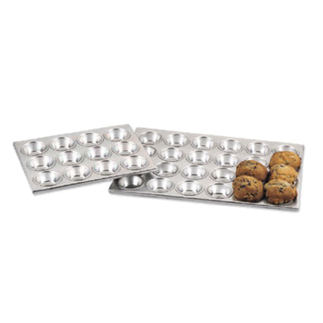 Alegacy Foodservice Products 1624A Muffin/Cup Cake Pan 24 Cup Capacity 20-5/8" X 14-1/8" X 1" Frame