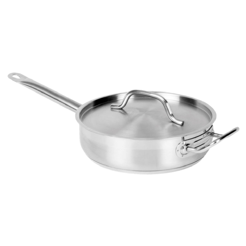 Thunder Group SLSAP030 Induction Saute Pan 3 Quart With Cover