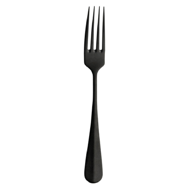 Arc Cardinal MB246 Sola Baguette Black Dinner Fork (L:8.125'' X W:3.1'') 18/10 Stainless Steel