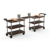 Steelite MGCRNX23WSXX Mogogo Roll'n Mini Happy Hour Station Bengali Mango Wood Shelves