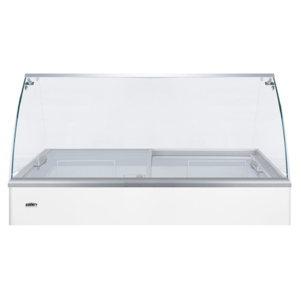 Summit NOVAGDC53KIT Sneeze Guard Kit Compatible With Summit NOVA53 Freezer Curved Glass Front