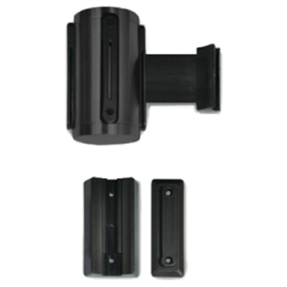 Central Specialties 5515BK-BLK Wall Mount Unit 9-1/2' Black Belt Stainless Steel